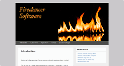 Desktop Screenshot of firedancer-software.com